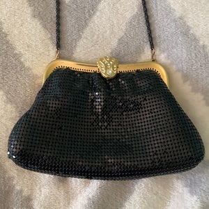 Black sequin shoulder purse!
